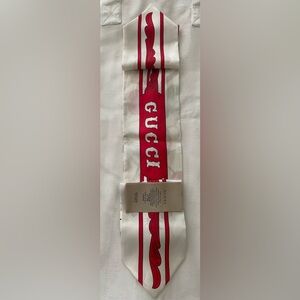 Brand New Printed Gucci SilkTwill Ribbon